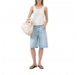 closed jenica wide shorts - light blue