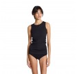 alberte s'less cotton top drop needle - black