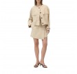 closed wrap skirt - camel beige