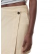 closed wrap skirt - camel beige