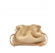 camilla bag large natural raffia - cognac