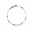 anni lu confetti gem bracelet - white shell
