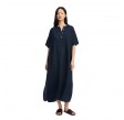 aiayu cille dress linen - navy