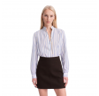 hilda shirt - ecru/bleu