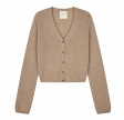 women's 90's v cardigan - toast