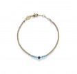 anni lu bead & gem bracelet - mediterranean blue
