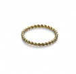 anni lu twisted ring - gold
