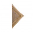 triangle trinity coloured m - brown on sughero