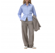 closed waisted shirt - breeze blue