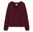 anine bing lee sweater - burgundy