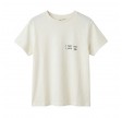 anine bing shelley tee i see you i love you - washed cream