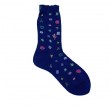antipast polka flower - navy