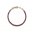 anni lu tan line bracelet - deep burgundy