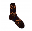 antipast tiny flowers - brown