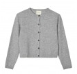 women's o-cardigan - heather grey light