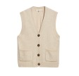 dashley vest - ecru