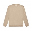 women´s fitted roundneck - sand