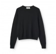 basic cashmere o-neck - black