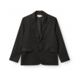 kerte blazer linen - black