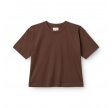 nuvel studio cropped tee - brown