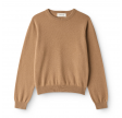 basic cashmere o-neck - cappuccino