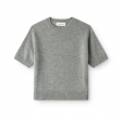 cashmere short sleeve knit - slate 