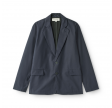 kerte blazer poplin - navy