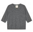 women's 90's v blouse - heather grey 