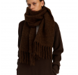 rhea scarf mohair alpaca wool - tabacco