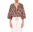 enya blouse - marron 