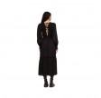 pasha pleated dress - black