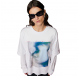 lala t-Shirt 3 cotton photo print - white