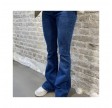 albert flare jeans - denim blue