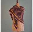 large french wave scarf - graphical
