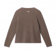 karli knit - dark brown