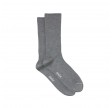 cotton rib socks - grey melange 