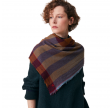 moismont scarf phenix no 854 taffeta - burgundy