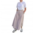 olivia skirt - white/camel