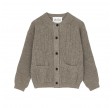 bine wool cardigan - pure soil