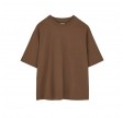lou circular tee - coffee