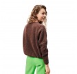 women's cardigan vitow - choco black melange