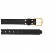 buckingham belt gold - black