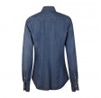 illy blouse chest ruffles - blue
