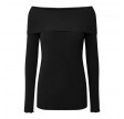 asha wool top - black