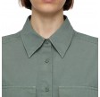 closed utility shirt - faded green