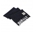 zinaco scarf - grey black melange