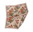 small classical peach flower scarf - peach