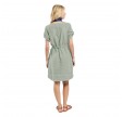 belted dress - shadow