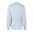 hillary linen blouse - blue