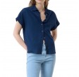 closed sleeveless shirt - dark blue